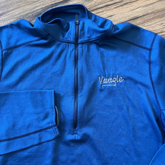 Patagonia Mens Mid Weight Quarter Zip Capilene Baselayer Polartec Blue Size XL - Picture 4 of 7